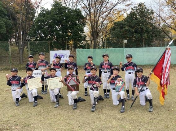 第24回 麻生区学童軟式野球　新人戦大会　優勝！！